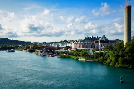 Golden Skyline Hotels in Singapore Sentosa Island Tower Views